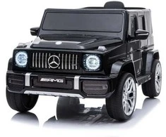 Vaikiškas elektromobilis MUKUTISRIDES Mercedes Benz G63 AMG (juodas, vienvietis)