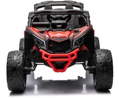 Vaikiškas elektromobilis MUKUTISRIDES ATV CAN-AM Maverick (raudonas, vienvietis)