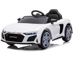 Vaikiškas elektromobilis MUKUTISRIDES Audi R8 Spyder (baltas, vienvietis)