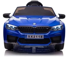 Vaikiškas elektromobilis MUKUTISRIDES BMW M5 DRIFT (mėlynas, vienvietis)