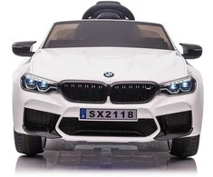 Vaikiškas elektromobilis MUKUTISRIDES BMW M5 DRIFT (baltas, vienvietis)