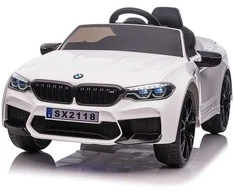 Vaikiškas elektromobilis MUKUTISRIDES BMW M5 DRIFT (baltas, vienvietis)