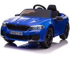 Vaikiškas elektromobilis MUKUTISRIDES BMW M5 DRIFT (mėlynas, vienvietis)