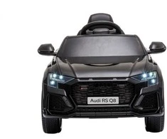 Vaikiškas elektromobilis Audi RS Q8 (juodas, vienvietis)
