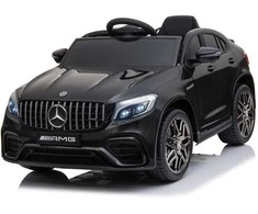 Vaikiškas elektromobilis MUKUTISRIDES Mercedes Benz GLC63S Coupe (juodas, vienvietis)