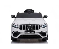Vaikiškas elektromobilis MUKUTISRIDES Mercedes Benz GLC63S Coupe (baltas, vienvietis)