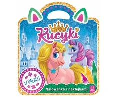 Aksjomat Kucyki - Malowanka su lipdukais - Paalace KS1078 - kūrybiškumą skatinanti veikla vaikams