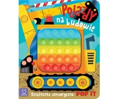 Mudpuppy Transporto priemonės statybvietėje. POP IT sensorinė knyga