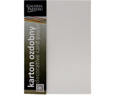 Galeria Papieru Dekoratyvinis popierius DIAMOND A4 baltas 230g 20lap