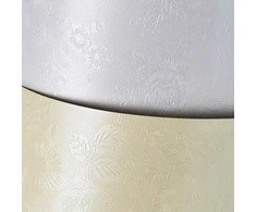 Galeria Papieru Dekoratyvinis kartonas Floral, A4, 220g, 20 lapų, baltos spalvos
