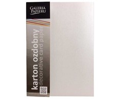 ARGO Galeria Papieru Dekoratyvinis popierius MILLENIUM A4 baltas 220g 20l
