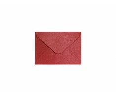 Galeria Papieru Vokai Galeri Papieru, Perlinės raudonos spalvos, 70x100mm ,150g/m2, 10 vnt./pak.