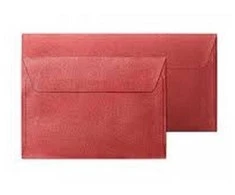 Galeria Papieru Vokai Galeri Papieru DL, Pearl red, 120g/m2, 10 vnt./pak.