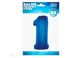 GoDan Foil Balloon Number 1 Mėlyna Godan