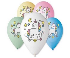 Aukščiausios kokybės balionai 12 Unicorns GODAN GS110/P661