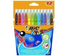 Flomasteriai Bic Kids Couleur, vienpusiai, 12 vnt.