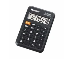 ELEVEN pocket skaičiuotuvas LC-210NR juodas