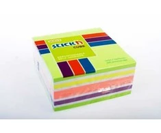 Cx Dystrybucja Lipnūs lapeliai StickN 21537, 76x76mm, 400l neoninių žalių atspalvių