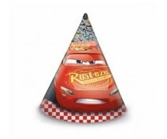 PROCOS Cars 3 gimtadienio kepuraitės - 6 vnt. Universalios