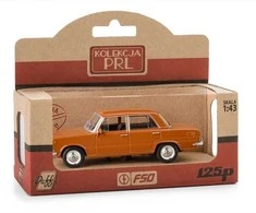 Daffi Carm Modeliukas 1:43, FIAT 125P PRL, rudos spalvos