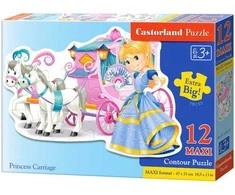 Castorland Dėlionė 12 vnt. - Princesė su karieta