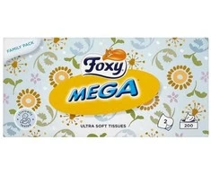 "Foxy Mega Tissues" 200 vienetų