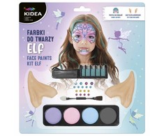 Kidea dažai veidui su elfų ausimis ir plaukų dažymo priemone
