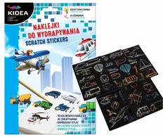 Kidea Įbrėžiami lipdukai Transporto priemonės