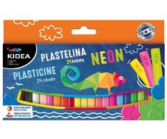Plastelinos rinkinys 24 spalvos Kidea