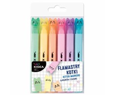 Kidea % Cat markers 6 spalvos /Rawmark