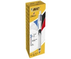 Automatinis rašiklis 3 spalvų pieštukas su trintuku Spalvos A 12 BIC 942104