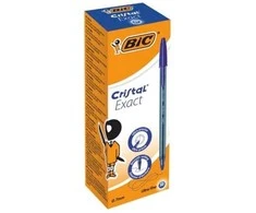 BIC Cristal Exact Długopis mėlyna Pudełko 20szt