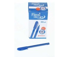 Penmate Flexi Trio Jet mėlyni rašikliai, 50 vnt.