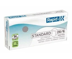 Rapid Staples 26x6 STD, 5000 vnt. (24861800)