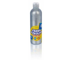 Farba szkolna naturalna tempera Astra 250 ml metaliczna sidabrinė
