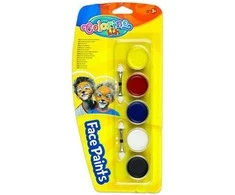 COLORINO CREATIVE veido dažai 5 spalvos, 15950PTR