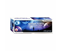 Starpak 12 spalvų plakatinių dažų rinkinys, 20ml kiekvienas