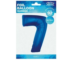 GoDan Folijos balionas "7" mėlyna 85cm