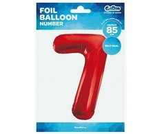 GoDan Baliono numeris 7 raudona, 85cm