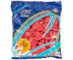 GMR Baloniki raudona serca - 16 cm - 100 vnt. universalus