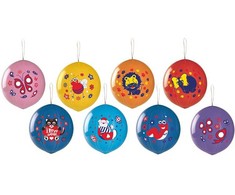 GoDan Ballon pastelinis kamuolys su spaudu Lux mišinys spalvų 50 vienetų. GPBD1 / ASL50.