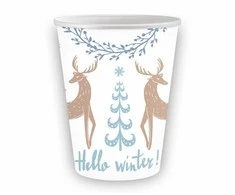 GoDan Hello Winter popieriniai puodeliai 250ml 6vnt