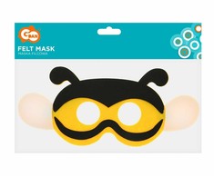 Karnavalinės dekoracijos veltinio kaukė Bee Party GODAN YH-MFPZ