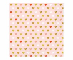 GoDan SERWETKA PAP 3WARST 330X330 SERCA ROZ GO OP20SZ