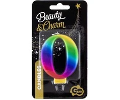 GoDan numerio žvakė 0, Galaxy, 8,0 cm PF-SCG0