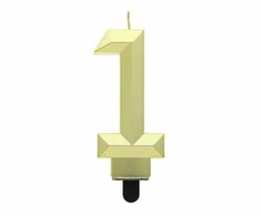 GoDan Žvakės numeris 1 deimantas 7.6cm