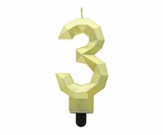 GoDan žvakė numeris 3 deimantas 7,6 cm