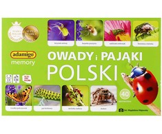 Atminties žaidimas Vabzdžiai ir vorai Lenkiškas PUD ADAMIGO 007868 ADM