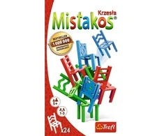 Trefl Stalo žaidimas Mistakos 24 kėdės