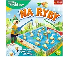 Trefl Stalo žaidimas vikrumo lavinimui Na Ryby, šeimai nuo 4 metų, smagus ir įtraukiantis